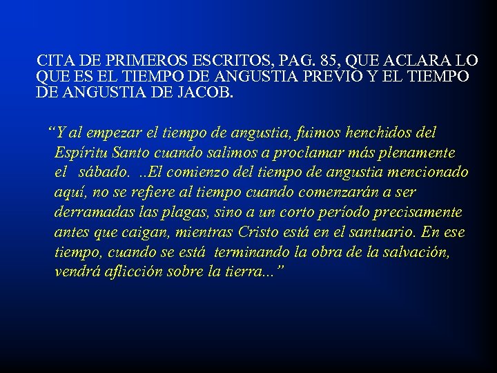 CITA DE PRIMEROS ESCRITOS, PAG. 85, QUE ACLARA LO QUE ES EL TIEMPO DE