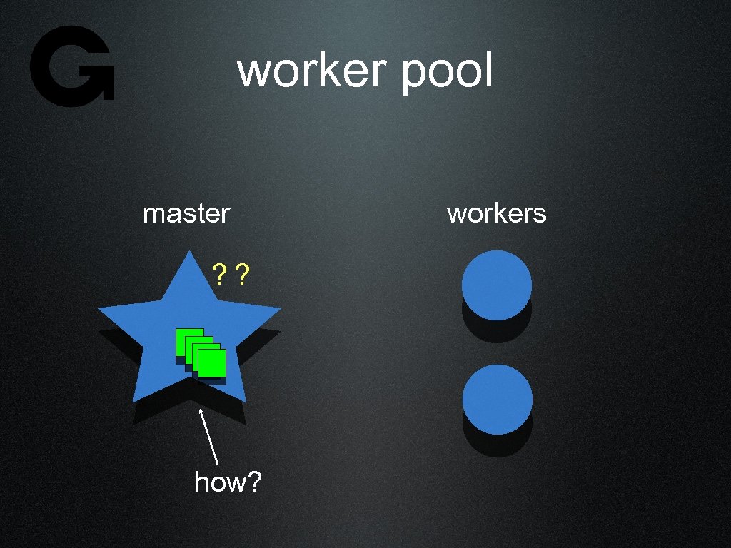 worker pool master ? ? how? workers 