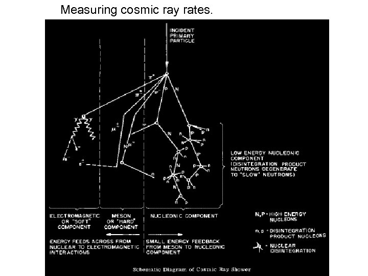 Measuring cosmic ray rates. 