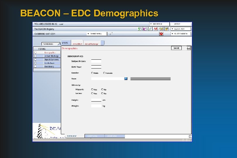 BEACON – EDC Demographics 