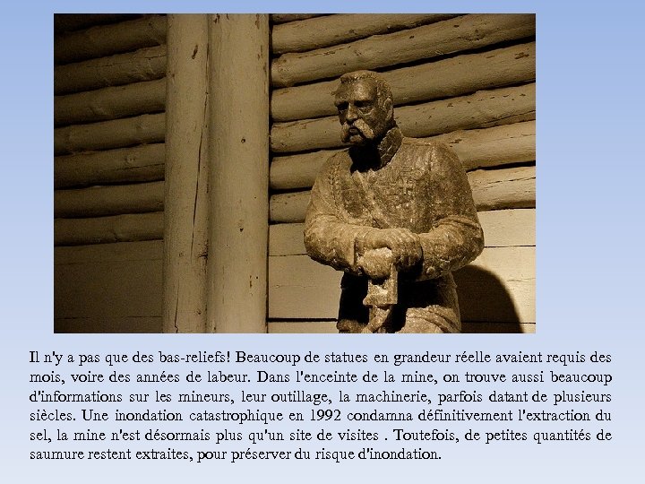 Il n'y a pas que des bas-reliefs! Beaucoup de statues en grandeur réelle avaient