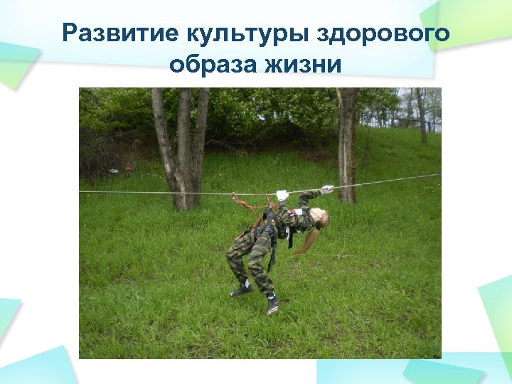 Развитие культуры здорового образа жизни 