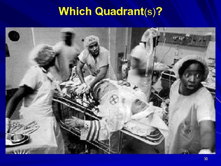 Which Quadrant(s)? 30 