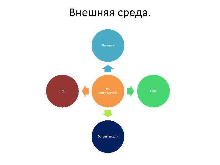 Внешняя среда. Человек НКО РТК Владивостока. Органы власти СМИ 