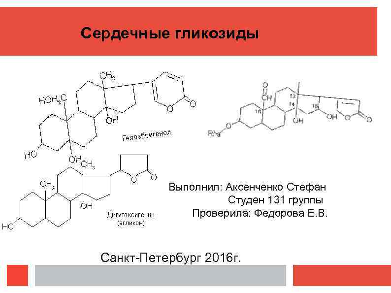 Сердечные гликозиды фото