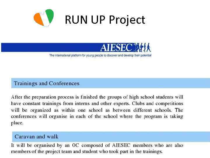 RUN UP Project 