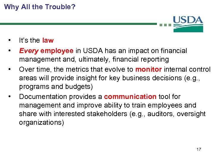 Introduction To Internal Control OMB Circular A-123 Appendix