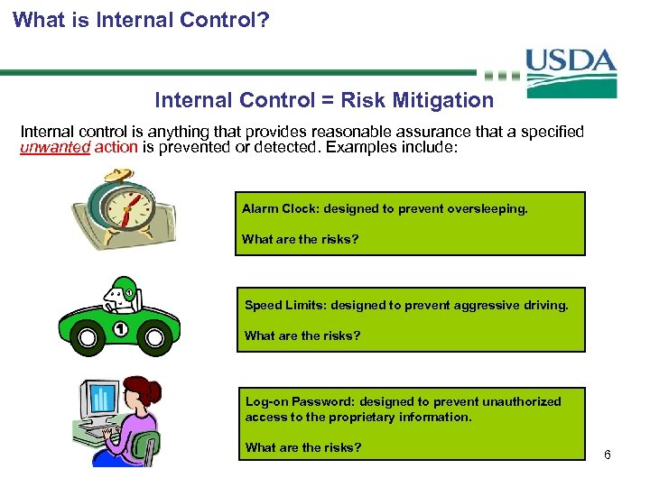 What is Internal Control? Internal Control = Risk Mitigation Internal control is anything that