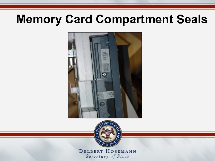 Memory Card Compartment Seals 