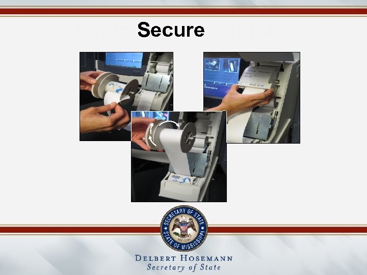 Setup Secure Canister 