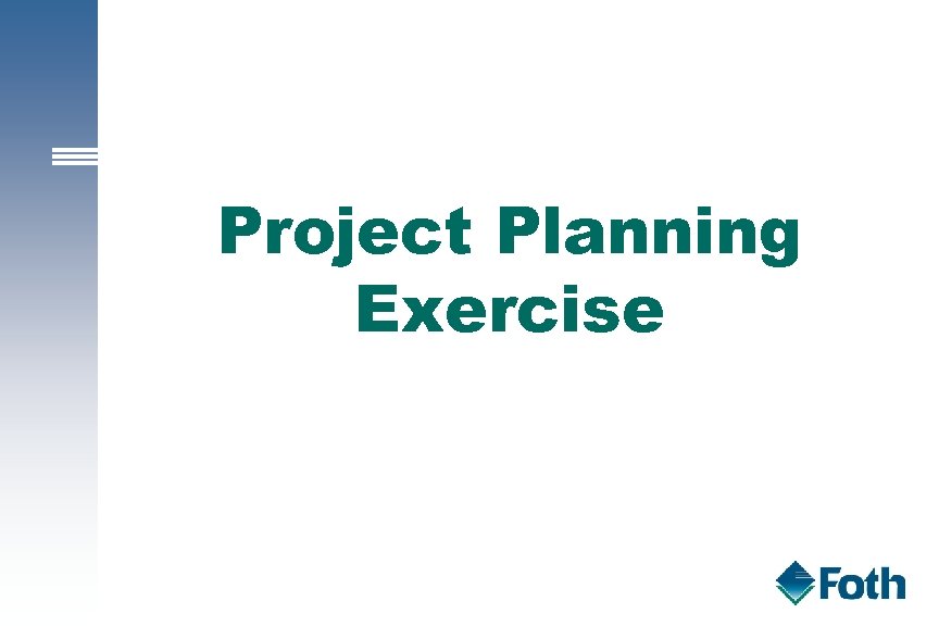 Project Planning Exercise 