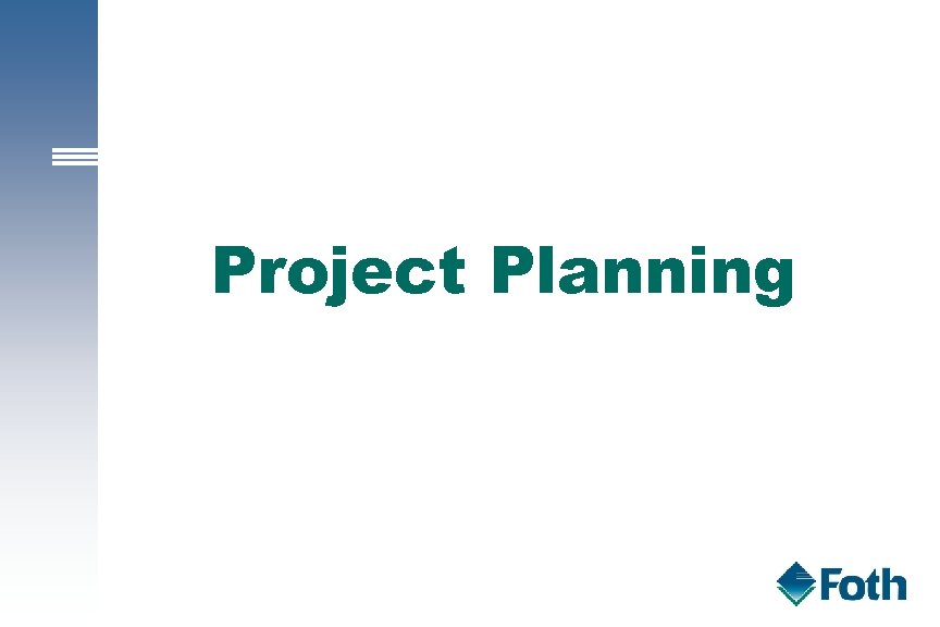 Project Planning 