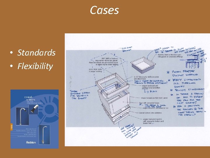 Cases • Standards • Flexibility 