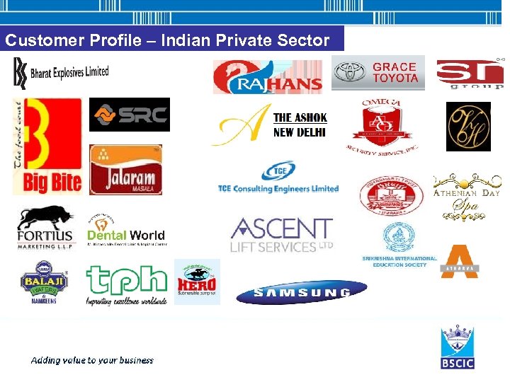 Customer Profile – Indian Private Sector 