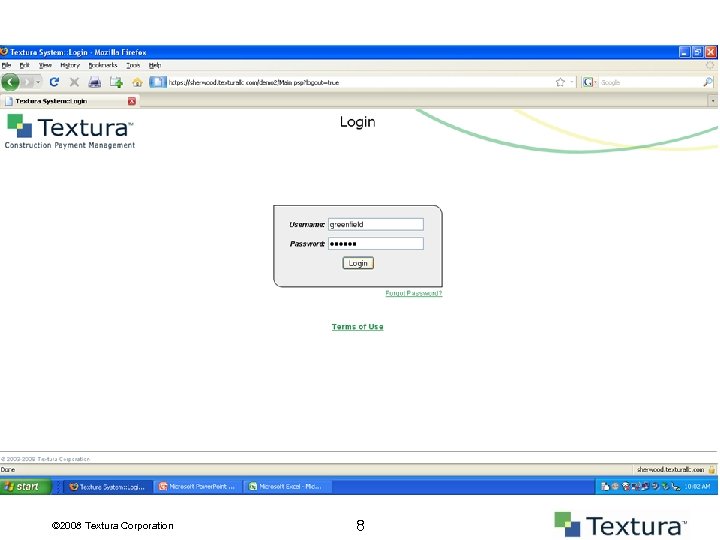 © 2008 Textura Corporation 8 