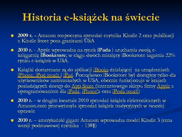Historia e-książek na świecie n 2009 r. - Amazon rozpoczyna sprzedaż czytnika Kindle 2