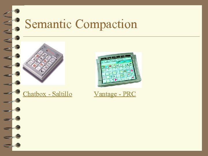 Semantic Compaction Chatbox - Saltillo Vantage - PRC 