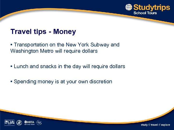 Travel tips - Money • Transportation on the New York Subway and Washington Metro