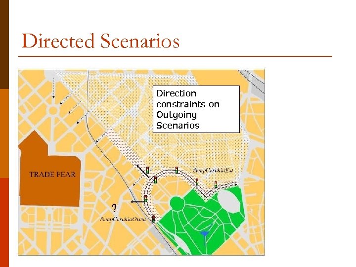 Directed Scenarios Direction constraints on Outgoing Scenarios 