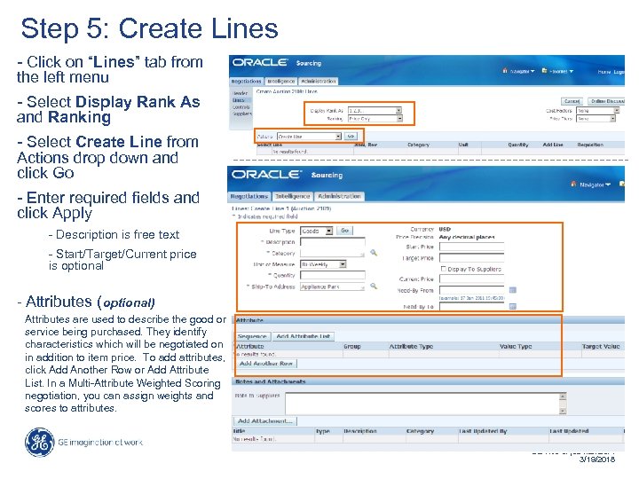 Step 5: Create Lines - Click on “Lines” tab from the left menu -