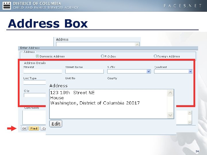 Address Box 24 