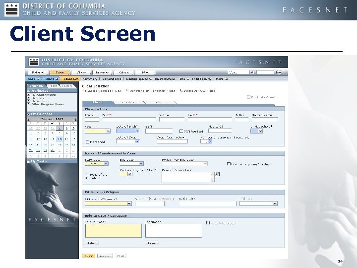 Client Screen 34 