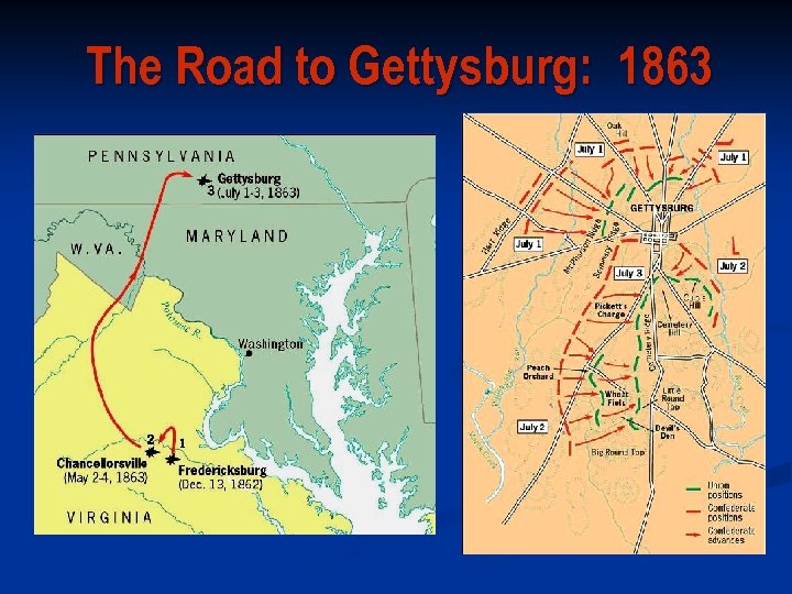 The Road to Gettysburg: 1863 