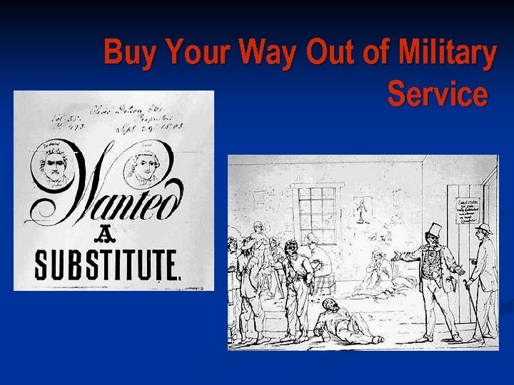 Buy Your Way Out of Military Service 