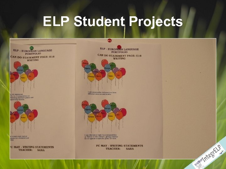 ELP Student Projects 