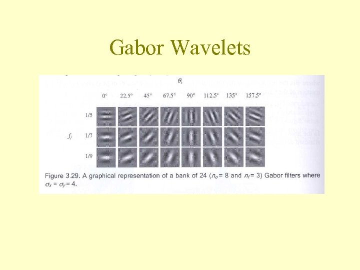 Gabor Wavelets 