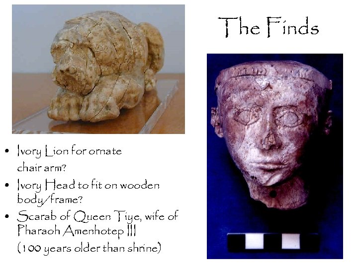 The Finds • Ivory Lion for ornate chair arm? • Ivory Head to fit