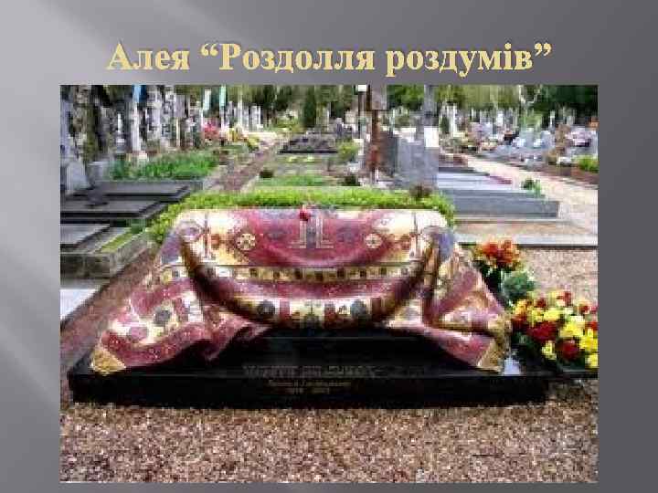 Алея “Роздолля роздумів” 