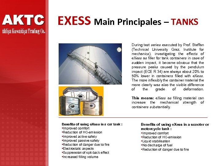 AKTC EXESS Main Principales – TANKS Ahliya Kuwaitiya Trading Co . During test series