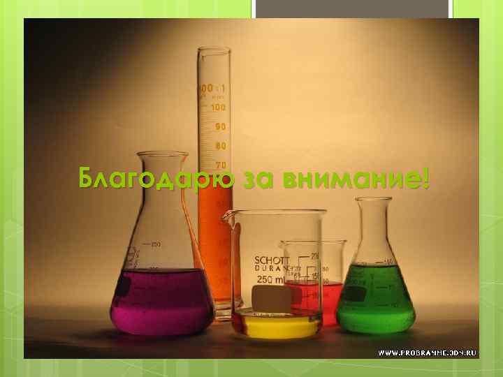 Благодарю за внимание! 