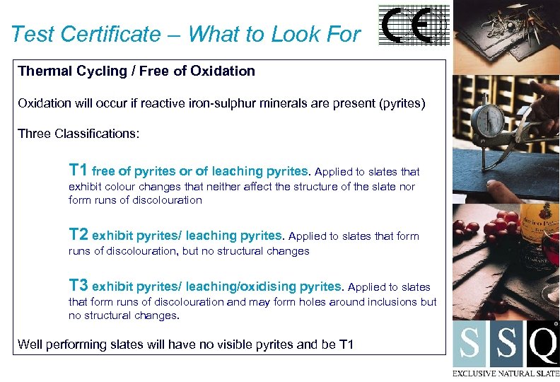 Test Certificate – What to Look For Thermal Cycling / Free of Oxidation will