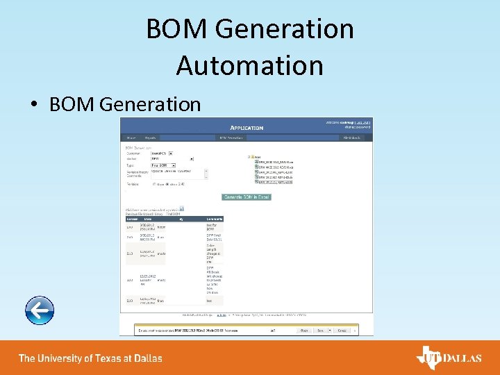 BOM Generation Automation • BOM Generation 