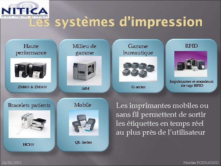 Les systèmes d’impression Haute performance ZM 400 & ZM 600 Bracelets patients HC 100