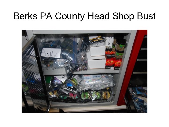 Berks PA County Head Shop Bust 