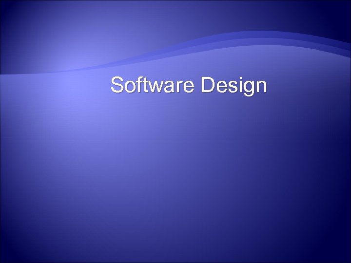 Software Design 