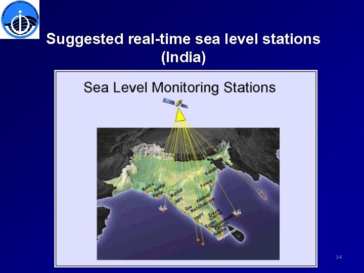 Suggested real-time sea level stations (India) 14 