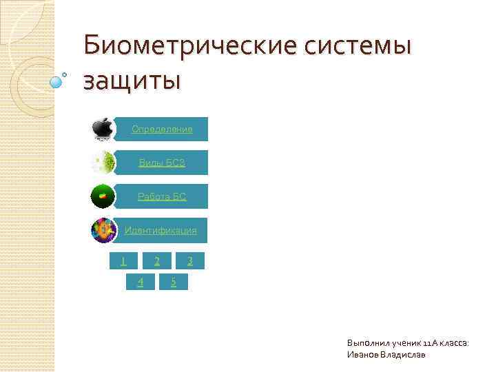 Биометрические системы идентификации презентация