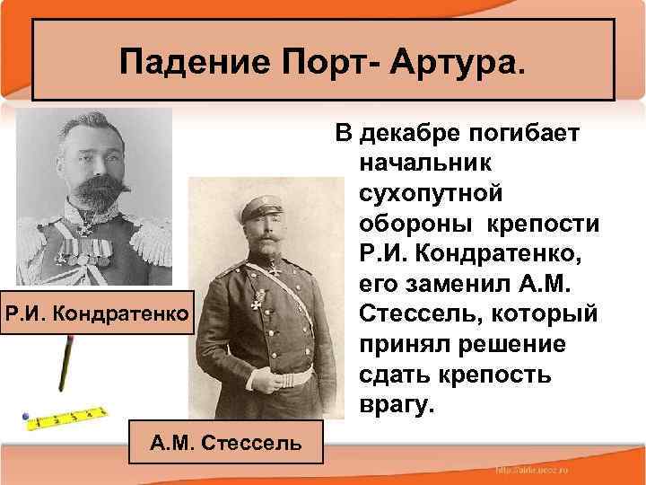 Падение порт артура. А М Стессель в русско японской войне.