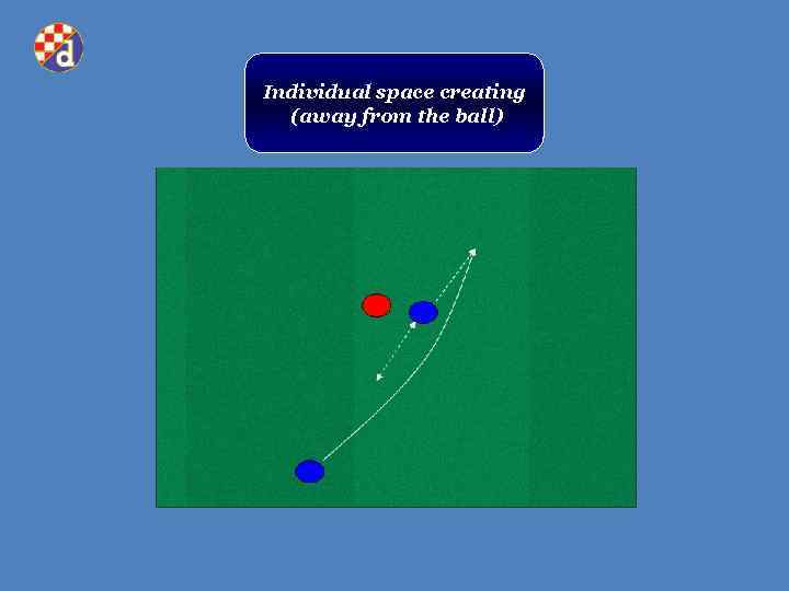 Individual space creating (away from the ball) 