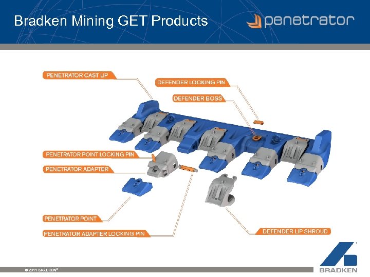 Bradken Mining GET Products © 2011 BRADKEN® 