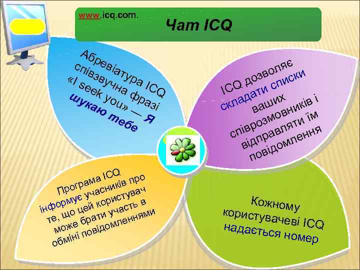 www. icq. com. Аб р спі евіа «І взвуч тура see I н k