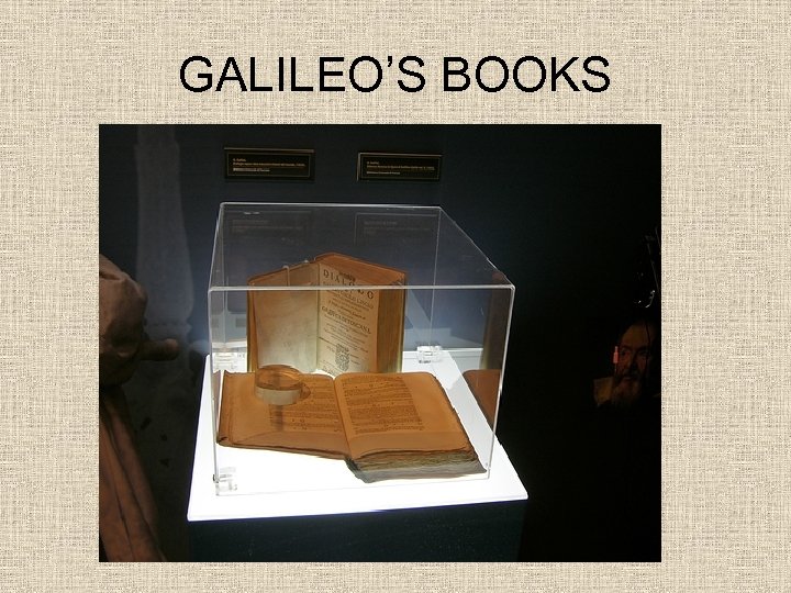 GALILEO’S BOOKS 