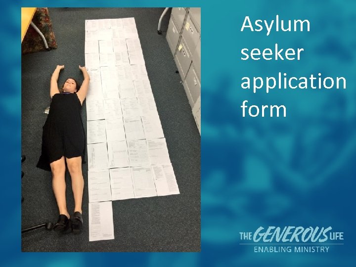 Asylum seeker application form 