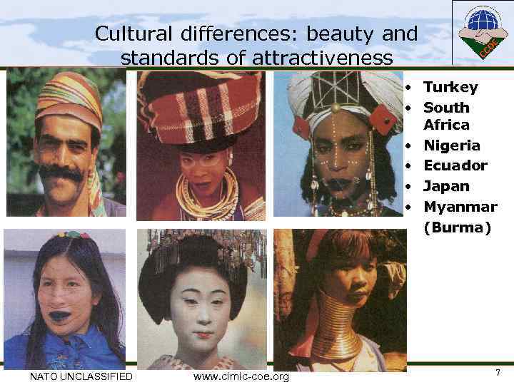 Cultural differences: beauty and standards of attractiveness • Turkey • South Africa • Nigeria