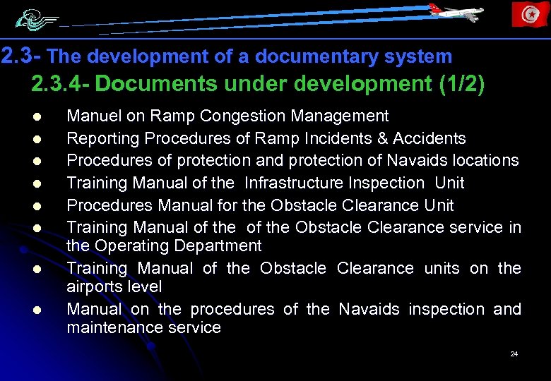 2. 3 - The development of a documentary system 2. 3. 4 - Documents