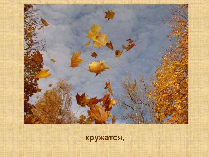 кружатся, 